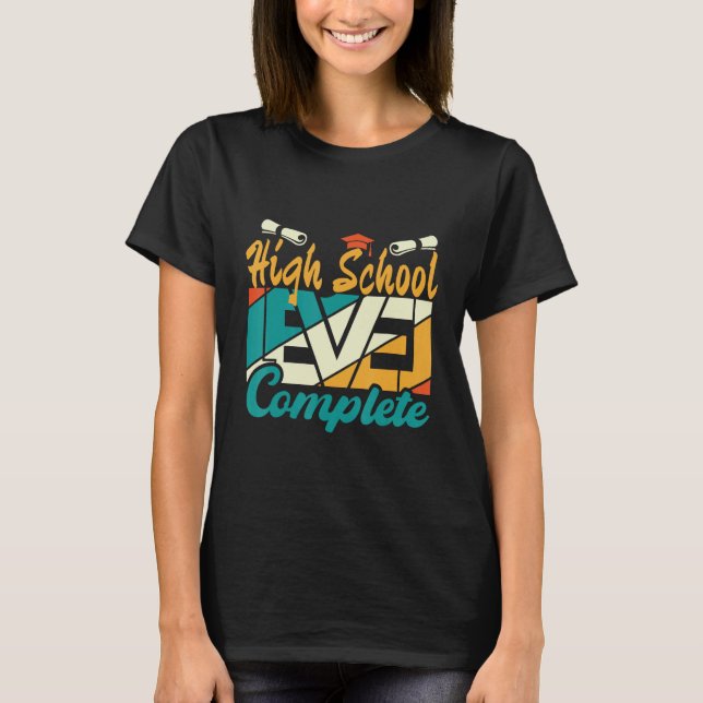 Senior Gamer 2023 High School Level Complete 2023  T-Shirt (Vorderseite)