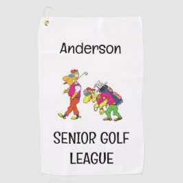Senior Golf League Golf Handtuch