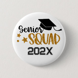 Senior Grad Squad Button