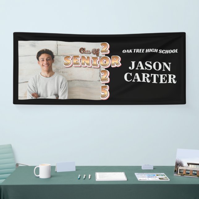 Senior Graduate Class of 2025 Abschluss Foto Banner (Messe)