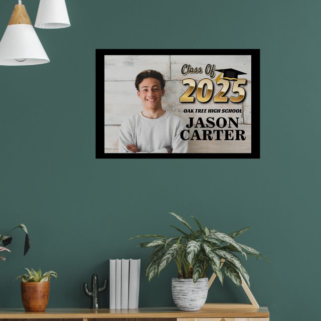 Senior Graduate Class of 2025 Abschluss Foto Poster (Wohnzimmer 1)