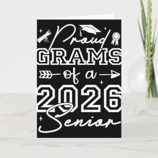 Senior Grams Stolze Grams eines Seniors von 2026  Karte