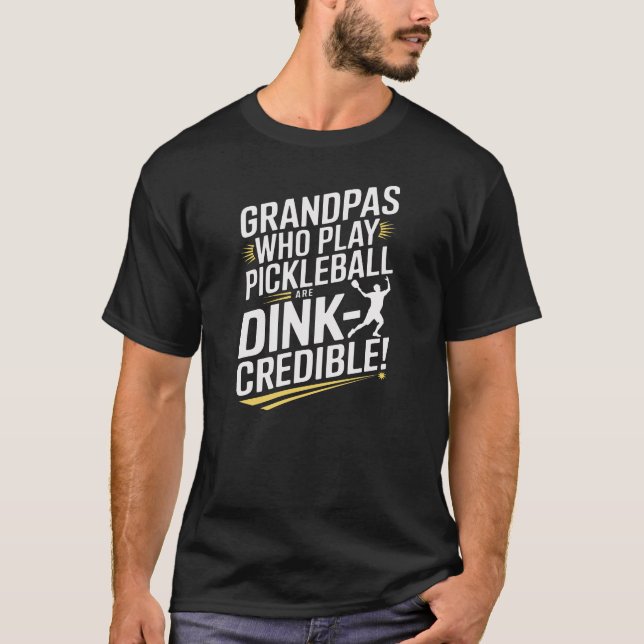 Senior Humor Pickleball T-Shirt (Vorderseite)