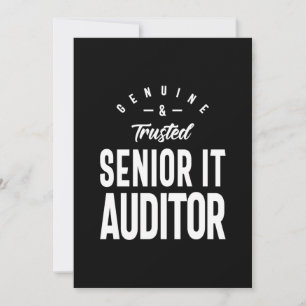 Senior IT Auditor Job Title Gift Dankeskarte