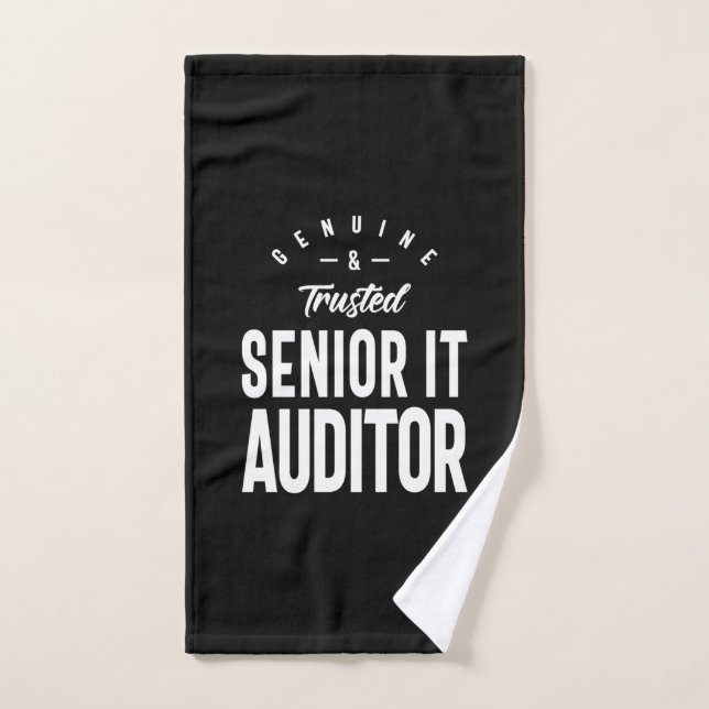 Senior IT Auditor Job Title Gift Handtuch (Handtuch)