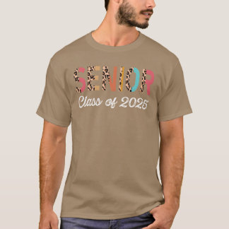 Senior-Klasse 2025 Leopard-Seniors T-Shirt