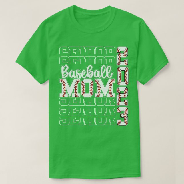 Senior Mama 2023 Baseball Class of 2023 Funny Grad T-Shirt (Design vorne)