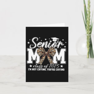 Senior Mama 2025 Abschluss Cl von 2025 Coquette Bo Karte