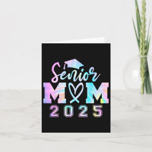 Senior Mama 2025 Gefärbte Krawatte Cl von 2025 Abs Karte