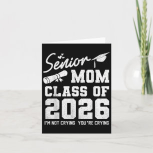 Senior Mama 2026 Proud-Mama eines Cl von 2026 Grad Karte