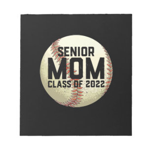 Senior Mama Class of 2022 Baseball Mama Notizblock