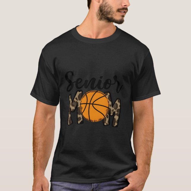 Senior Mama Class of 2023 Basketball Abschluss Mam T-Shirt (Vorderseite)