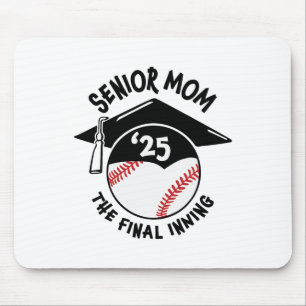 Senior Mama The Final Inning Bysebyll CL of 2025 W Mousepad