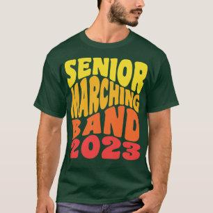 Senior Marching 2023 Clarinet Drums Französisches T-Shirt