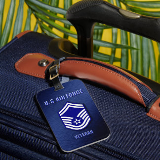 Senior Master Sergeant USAF-Gepäckanhänger Gepäckanhänger