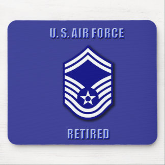 Senior Master Sergeant USAF Mini Basketballkorb Mousepad