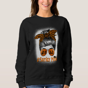 Senior Mimi 2022 Basketball Leopard Messy B Sweatshirt