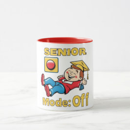 Senior Mode Off Relaxing Graduate Tasse