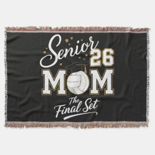 Senior Mom Abschlussklasse 2026 Volleyball Decke