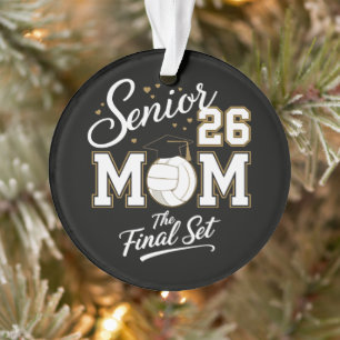 Senior Mom Abschlussklasse 2026 Volleyball Ornament
