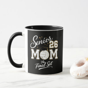 Senior Mom Abschlussklasse 2026 Volleyball Tasse