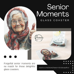 Senior Moments Glass Untersetzer