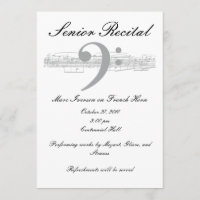 Senior Music Erwägung - Bass Clef