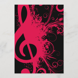 Senior Music Erwägungsgrund Einladung