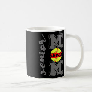 Senior-Mutter 2026 Softball Athletin Stolzer Elter Kaffeetasse