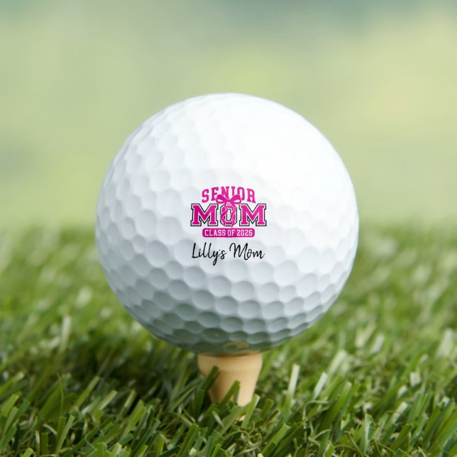 Senior-Mutter Abschlussklasse 2026 Golfball (Insitu T-Shirt)