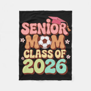 Senior-Mutter Cl von 2026 Fußball Groovy 70er Retr Fleecedecke