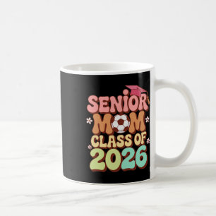 Senior-Mutter Cl von 2026 Fußball Groovy 70er Retr Kaffeetasse