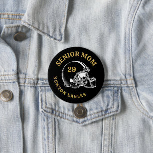 Senior-Mutter Vintage-Fußballhelm individuell gest Button
