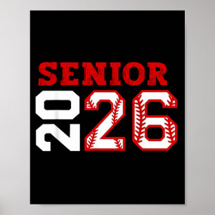 Senior-Nachtklasse 2026 Baseball Seniors Poster