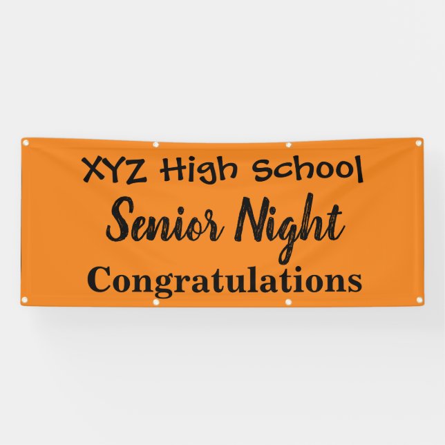 Senior Night Banner (Horizontal)