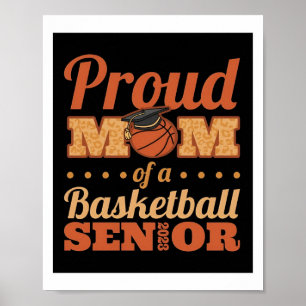 Senior Night Basketball Mama Senior 2023 Poster