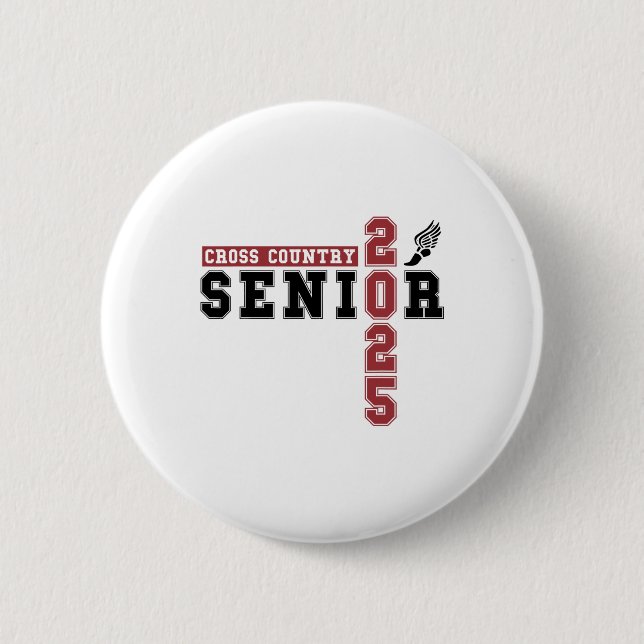 Senior Night Senior 2025 Abschluss Button (Vorderseite)