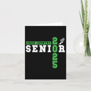 Senior Night Senior 2025 Abschluss Karte