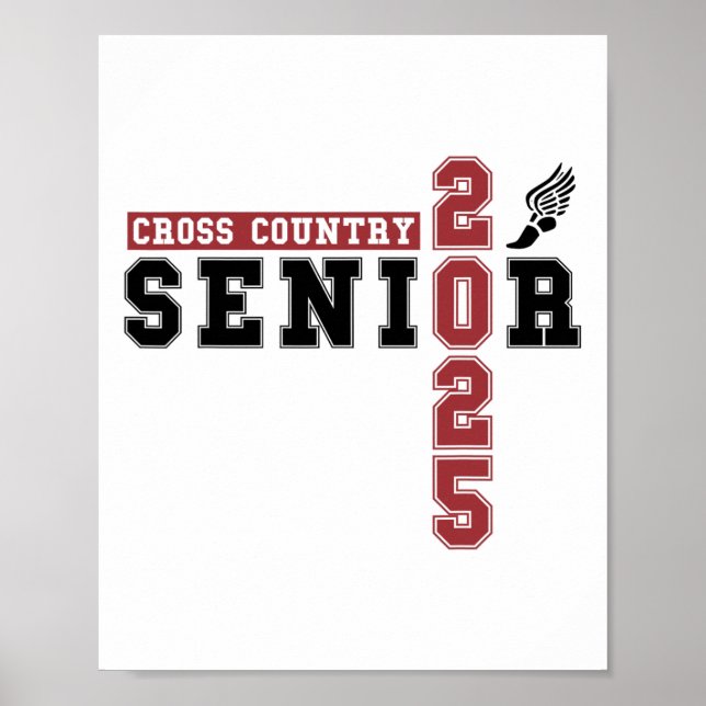 Senior Night Senior 2025 Abschluss Poster (Vorne)