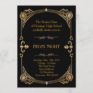 Senior Prom Nacht Einladung