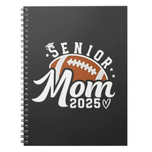 Senior Proud Mama 2025 Fantasy Football Graduate Notizblock