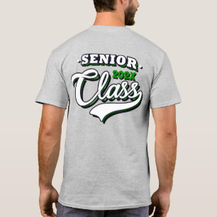 Senior Schließ class of, green T - Shirt
