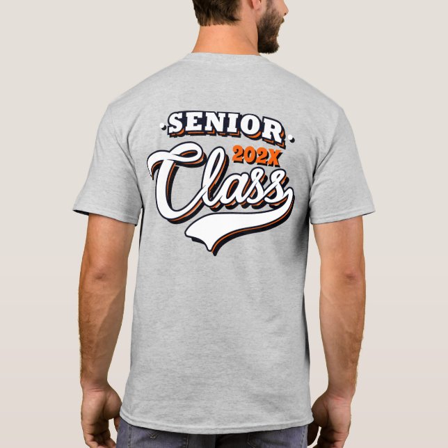 Senior Schließ Class, orange T-Shirt (Rückseite)