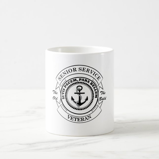 Senior Service Veteran Kaffeetasse (Mittel)