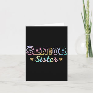 Senior Sister 2025 Senior 2025 Karte