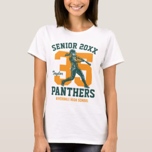 Senior Softball Mädchen Spieler Custom Sports Team T-Shirt