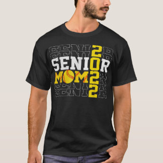 Senior Softball Mama 2022 Senior Mama High School  T-Shirt