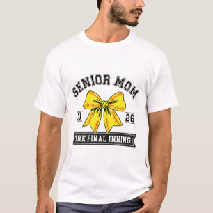 Senior Softball Mama 2026 Letztes Inning Lustig fü T-Shirt