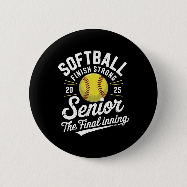 Senior Softll 2025 Das letzte Inning _1  Button (Vorderseite)