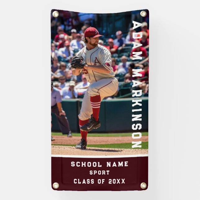 Senior Sport Softball Outdoor Basic Banner (Vertikal)